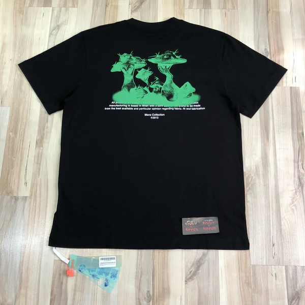 OW Green Mushroom Print Short Sleeve (Special Offer) Black review fhjh