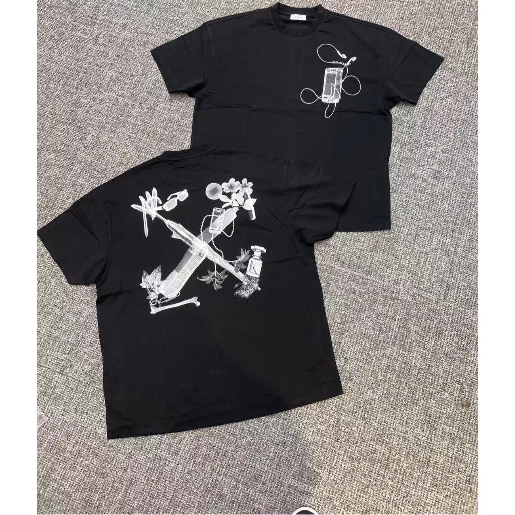 OW digital earphones arrow print short sleeves review hjnh