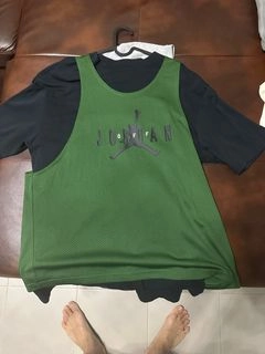 Jordan co-branded OW limited edition fake two-piece short-sleeved review 