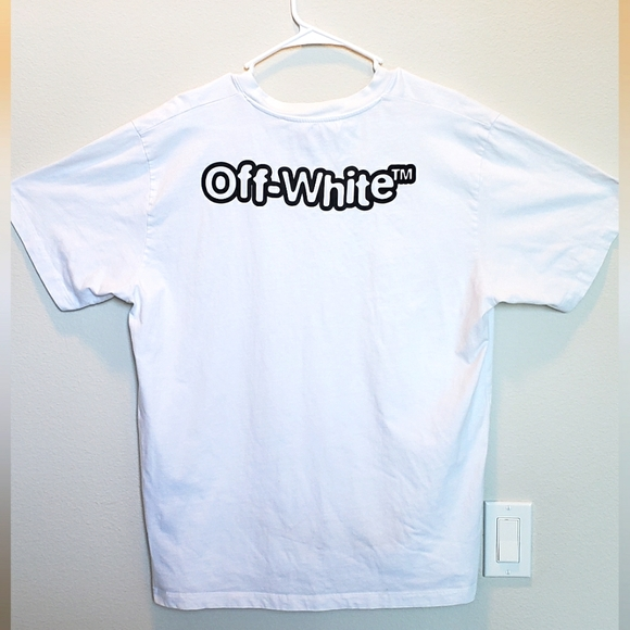 OW micro logo short sleeve white review dhng