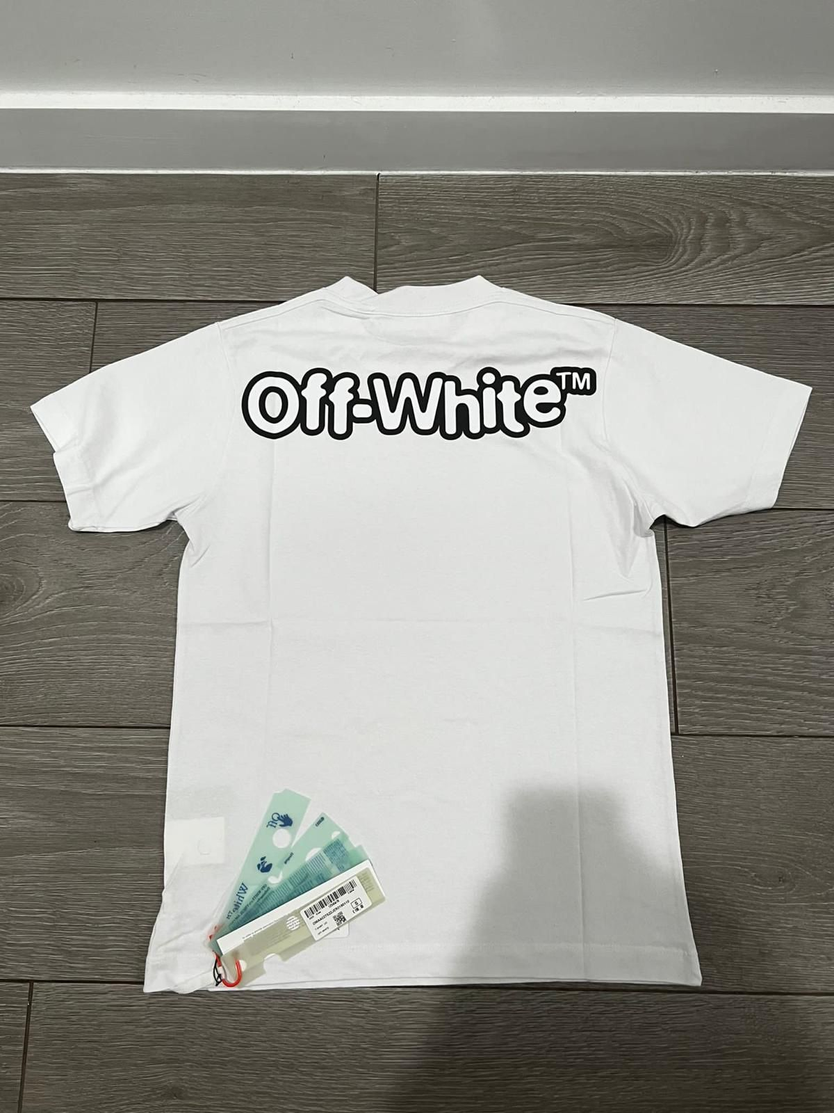OW micro logo short sleeve white review dhg