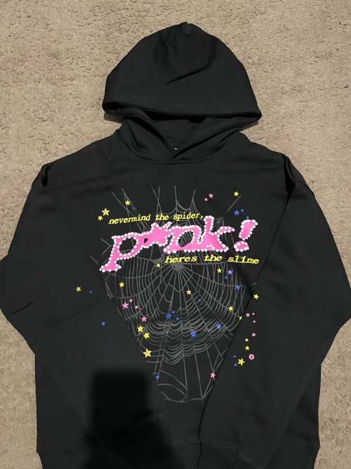 Sp5der Young Thug Punk Hoodie Black review 