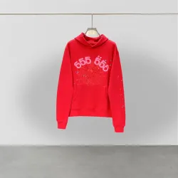 Sp5der Worldwide Red Angel Number 555 Hoodie Red review dfg