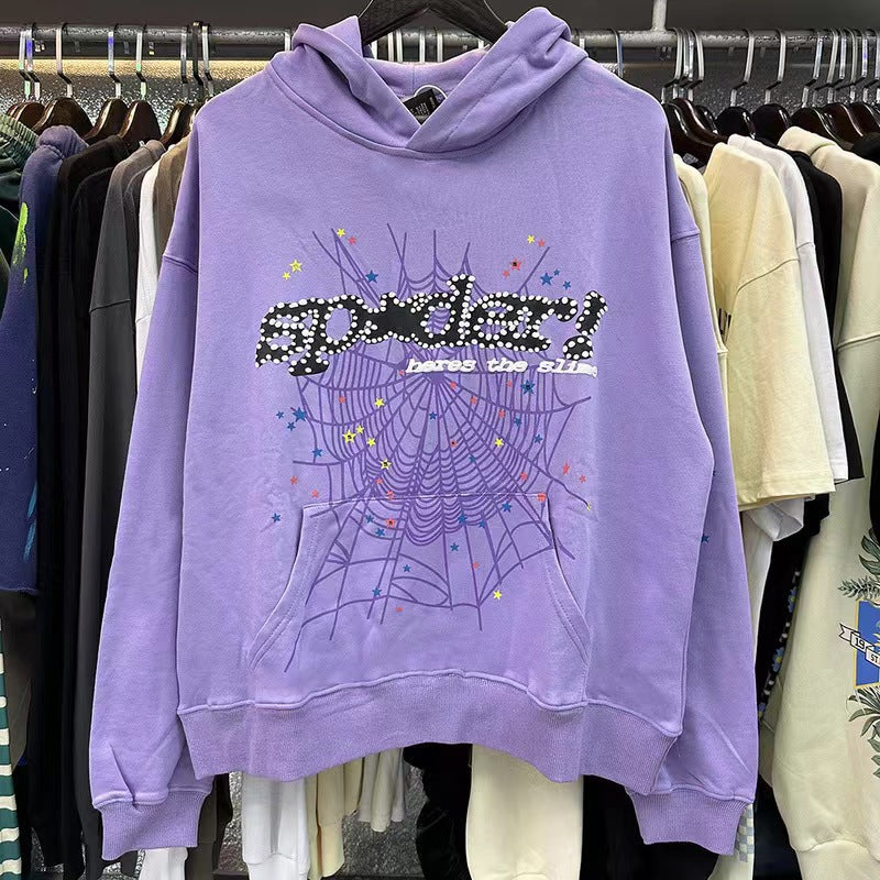Sp5der Acai Hoodie Purple review fvgf