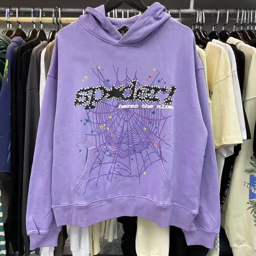 Sp5der Acai Hoodie Purple review 