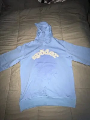 Sp5der Web Hoodie Blue review 