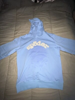 Sp5der Web Hoodie Blue review 