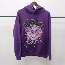Sp5der Web Print Gothic Punk Purple Hoodie review sxgbf