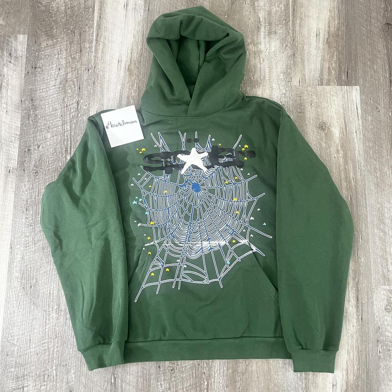 Sp5der Web Hoodie Hunter Green review dsgvb