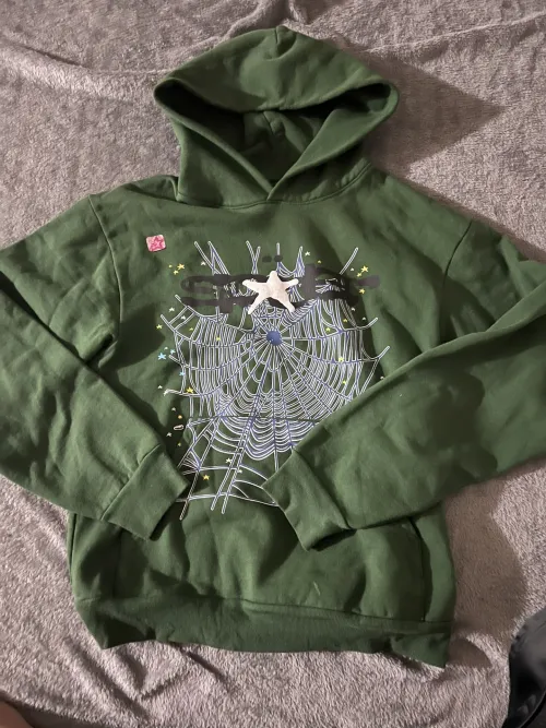 Sp5der Web Hoodie Hunter Green review 