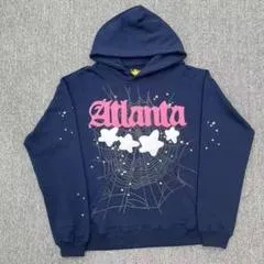 Sp5der Atlanta Hoodie Navy review dv