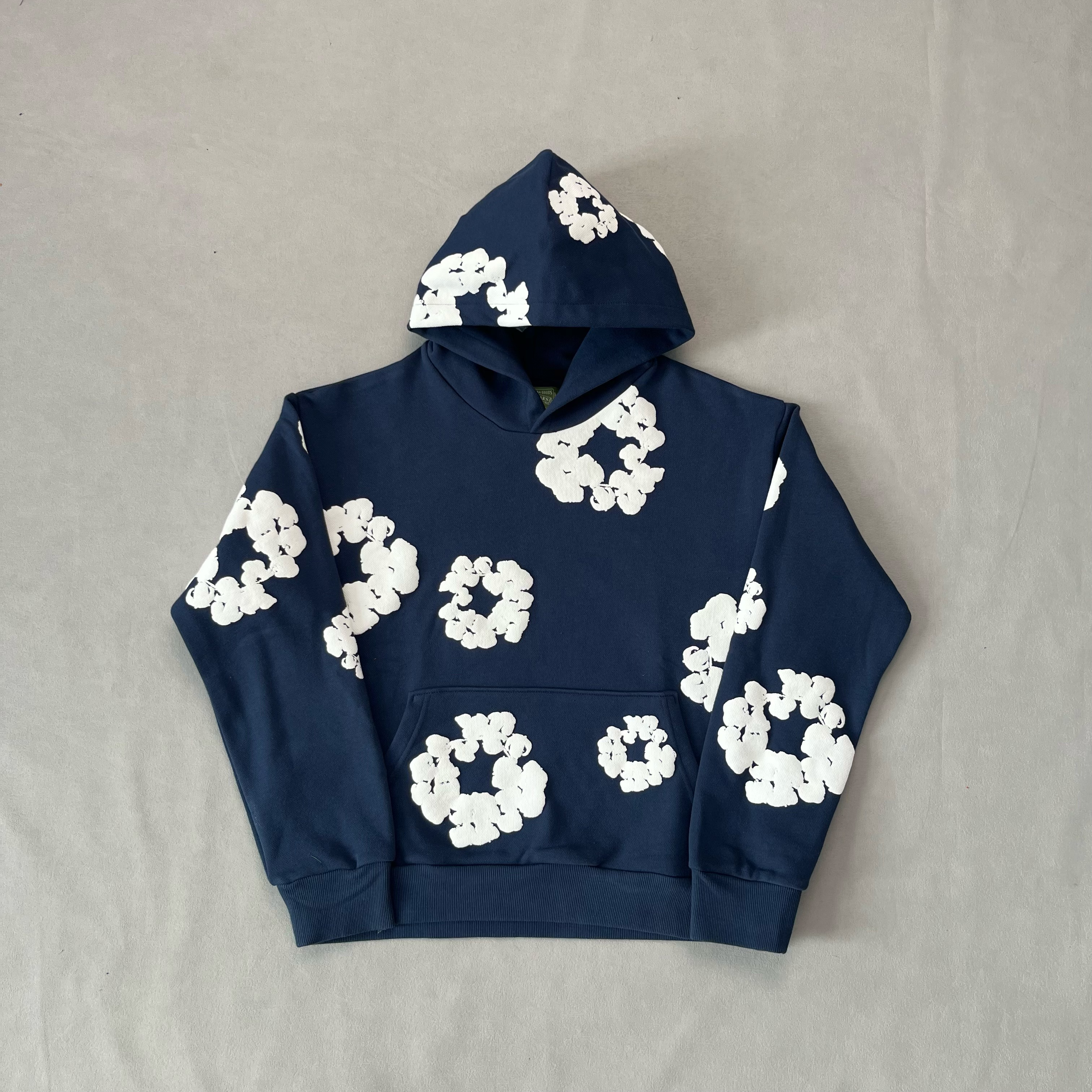 OBO Denim Tears The Cotton Wreath Sweatshirt Navy review sdf