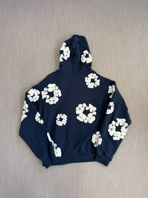 OBO Denim Tears The Cotton Wreath Sweatshirt Navy review 