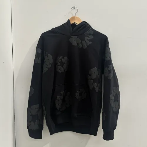 OBO Denim Tears Cotton Wreath Hoodie Black Monochrome review 