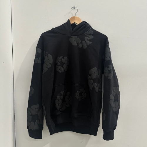 OBO Denim Tears Cotton Wreath Hoodie Black Monochrome review 