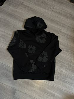 OBO Denim Tears Cotton Wreath Hoodie Black Monochrome review dsg
