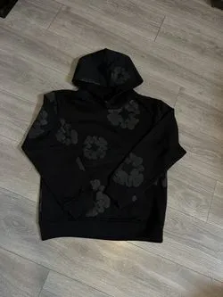 OBO Denim Tears Cotton Wreath Hoodie Black Monochrome review 