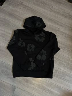 OBO Denim Tears Cotton Wreath Hoodie Black Monochrome review 
