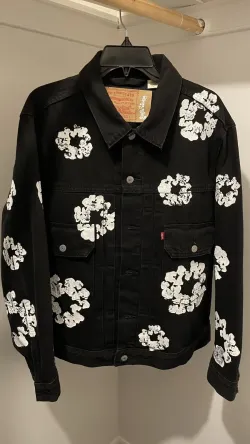 OBO Denim Tears  Type - 2 All Over Wreath Black review dfsgf