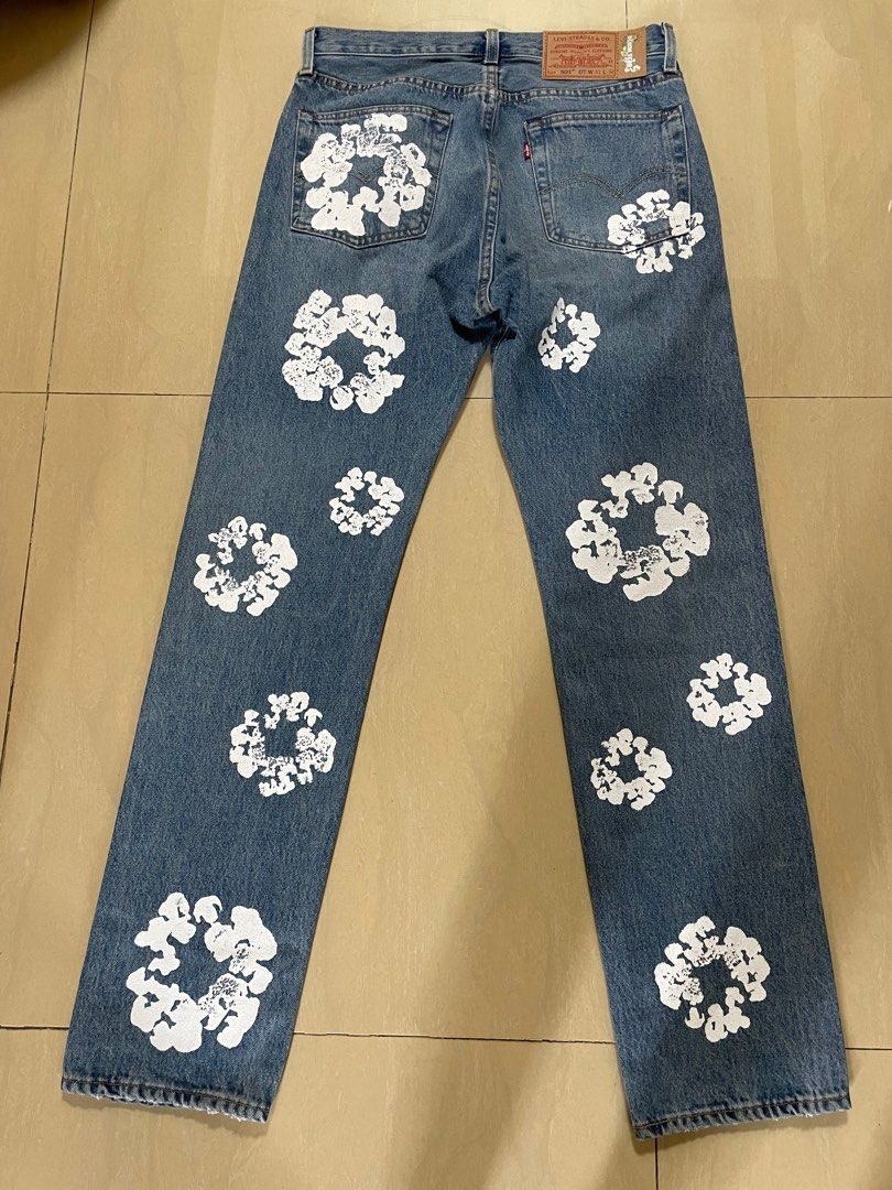 OBO Denim Tears  The Cotton Wreath Jean Light Wash review jhgjm