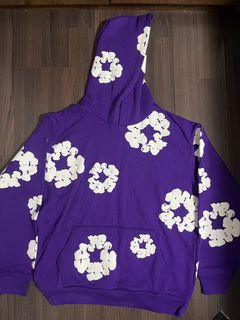 OBO Denim Tears The Cotton Wreath Sweatshirt Purple review fv