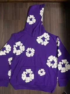 OBO Denim Tears The Cotton Wreath Sweatshirt Purple review 
