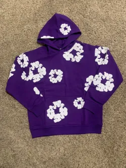 OBO Denim Tears The Cotton Wreath Sweatshirt Purple review dfsgv