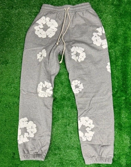 OBO Denim Tears The Cotton Wreath Sweatpants Grey review 