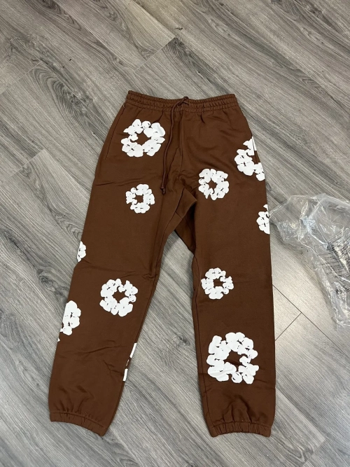 OBO Denim Tears The Cotton Wreath Sweatpants Brown review 