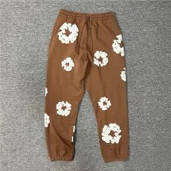 OBO Denim Tears The Cotton Wreath Sweatpants Brown review dfgbbvg