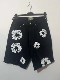 Denim Tears Cotton Wreath Jean Short - Black review 