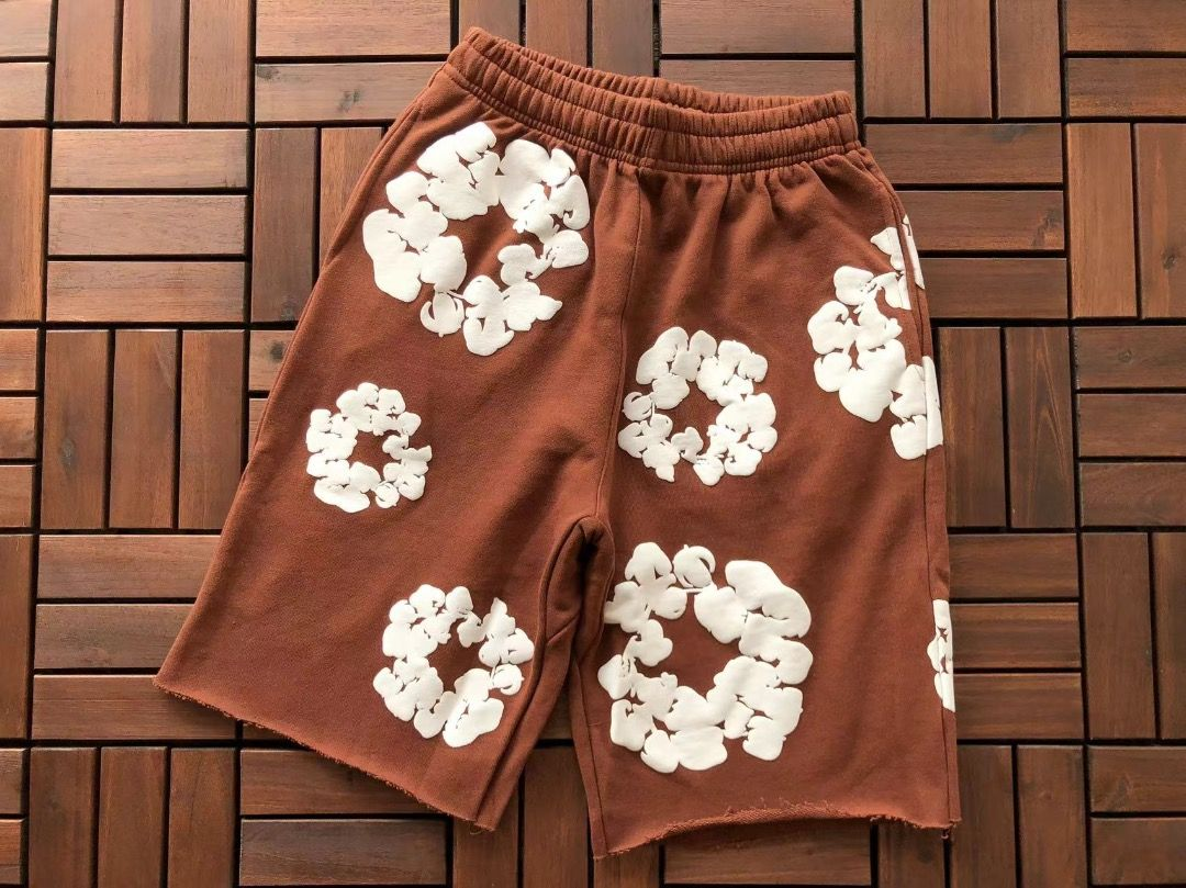 Denim Tears The Cotton Wreath Shorts Brown review fsgb