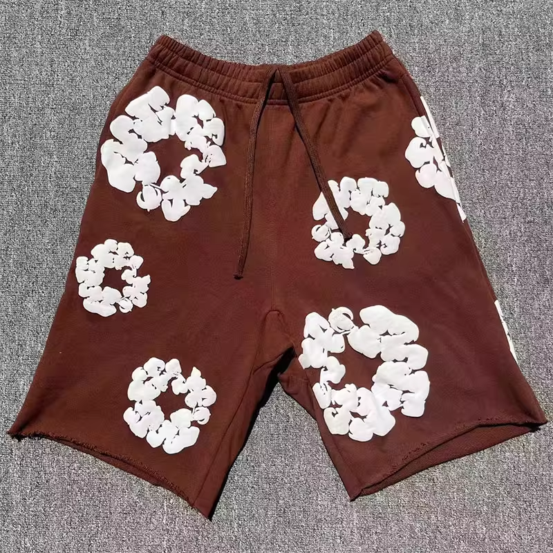 Denim Tears The Cotton Wreath Shorts Brown review fdgbv