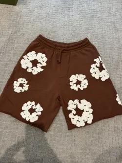 Denim Tears The Cotton Wreath Shorts Brown review fdgfv