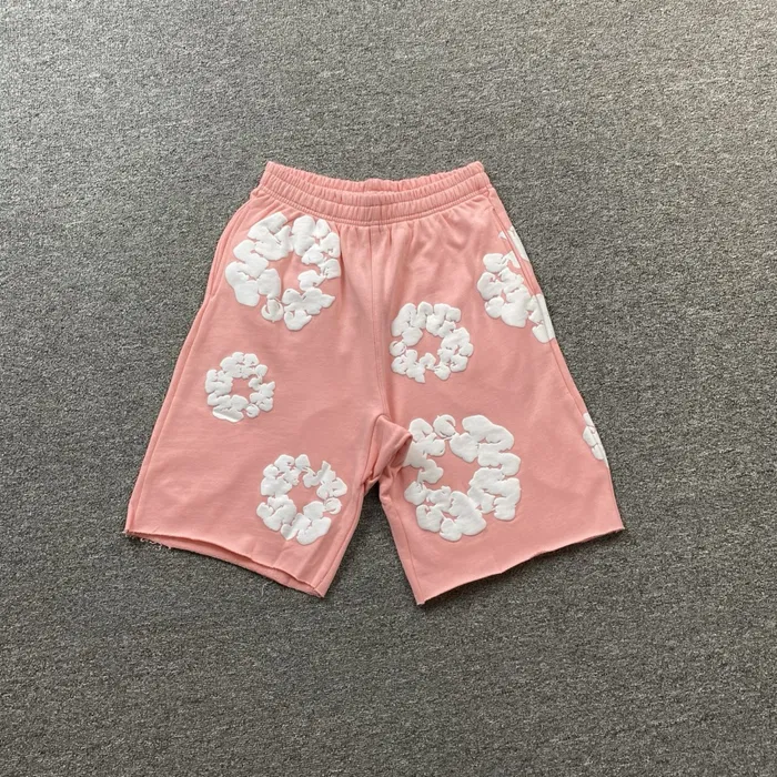 Denim Tears The Cotton Wreath Shorts Pink review gjnb