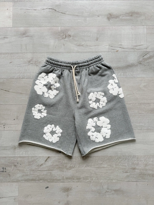 Denim Tears The Cotton Wreath Shorts Grey review 