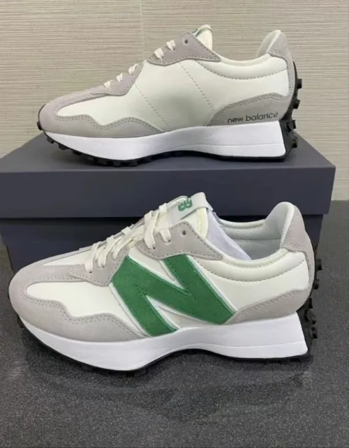 New Balance 327 White Green WS327LG review 