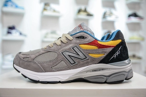 New Balance 990 Red, Yellow, And Blue  M990TS3  review 