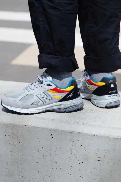 New Balance 990 Red, Yellow, And Blue  M990TS3  review 