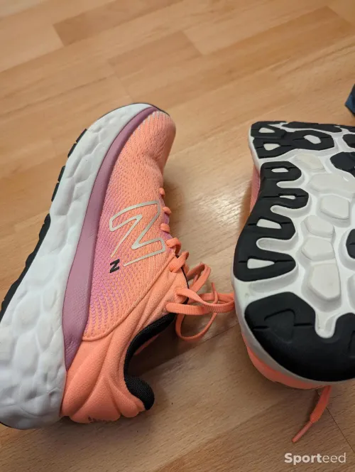  New Balance NB Fresh Foam X840 Orange Purple W840FLN review 