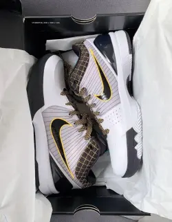 Nike Kobe 4 Protro White Black Del Sol   AV6339-101 review fghg