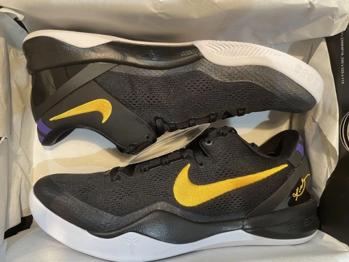 Nike Kobe 8 Protro Lakers Away HF9550-001 review 