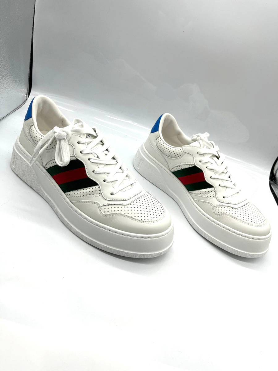  GUCCI Chunky B White and Blue Tail 669698 UPG10 9060 review khgu