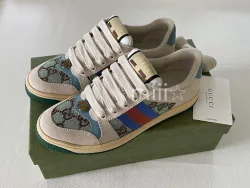 Gucci Screener 'Brown Blue Red'(Women)  677423 9SFR0 4983 review hgjn