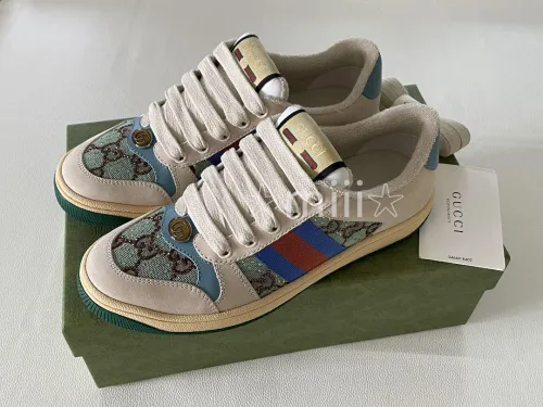 Gucci Screener 'Brown Blue Red'(Women)  677423 9SFR0 4983 review 