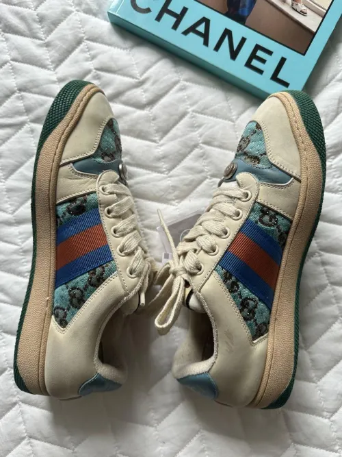 Gucci Screener 'Brown Blue Red'(Women)  677423 9SFR0 4983 review 