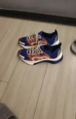 Gucci Run Sneakers White Blue Orange 680893-UFE10-8880 review fdhbg
