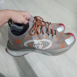 Gucci Run Sneakers Grey Red 680900-UF310-1270 review dfgb