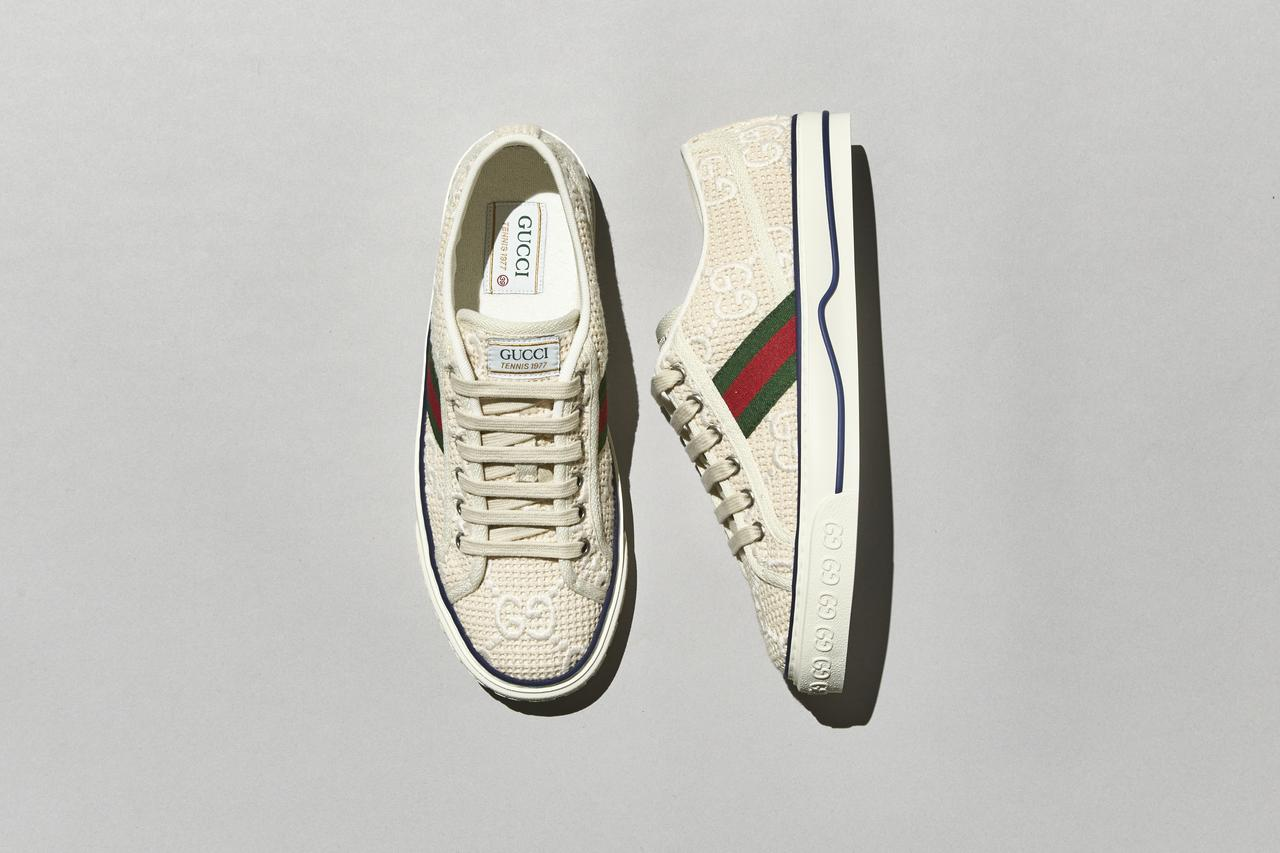Gucci Tennis 1977 GG Logo White   review ghjm
