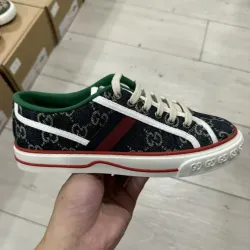 Gucci Tennis 1977 GG Logo Black Multi (Women's)  606110 UN320 1291 review fdgbf